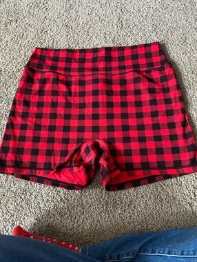 💕 Buffbunny Buffalo Monarch  Checkered Shorts 4inch
